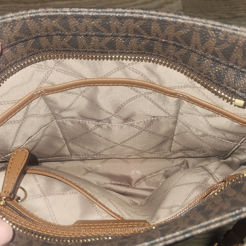Michael Kors Dark Brown Crossbody Bag - Picture 13 of 15
